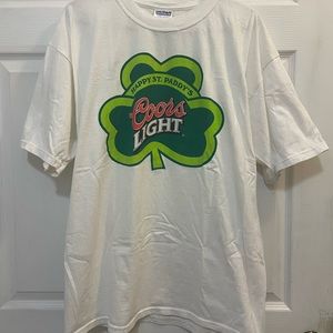 (2 for $15) Vintage Coors Light St. Patrick's Day Shirt ☘️